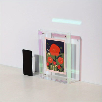 Chic Acrylic Photo Holder – Modern Art Display Stand