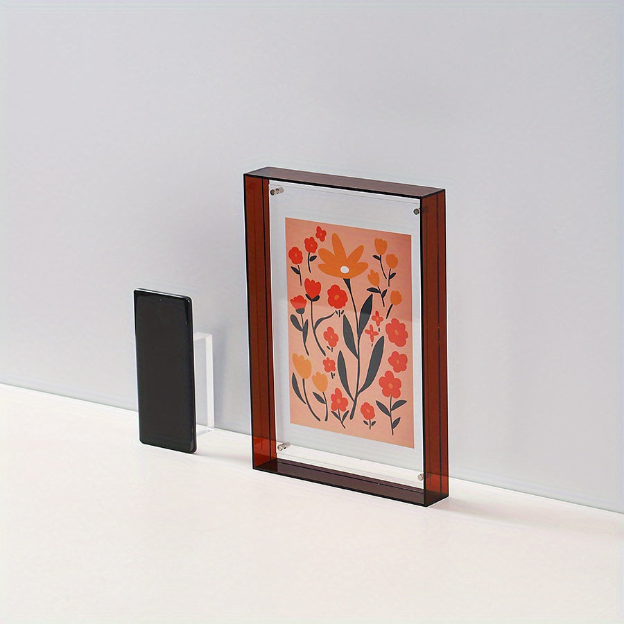 Chic Acrylic Photo Holder – Modern Art Display Stand