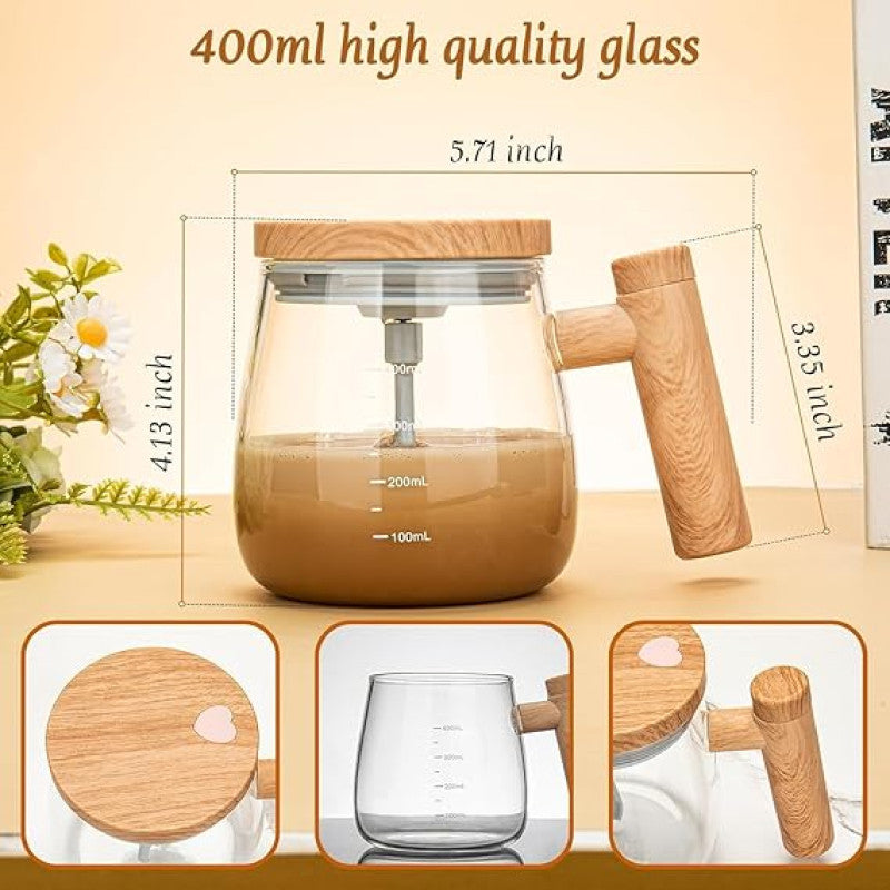Portable 400ml Smart Mixer Cup for Effortless Blending