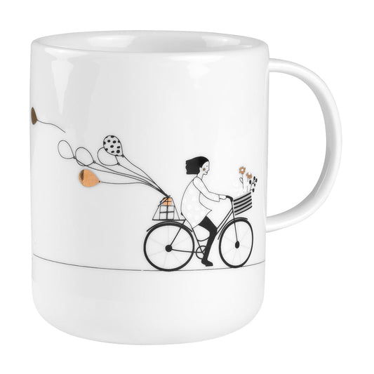 Cycling-Themed Gift Mug