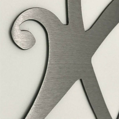 Eternal Love Symbol Iron Wall Sculpture – Infinity Heart Decor