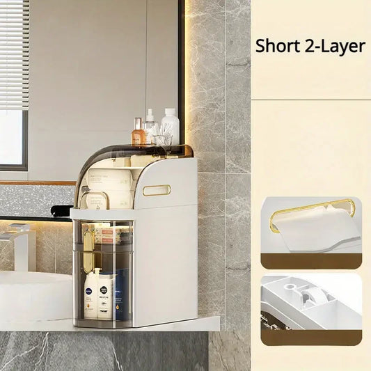 Rolling Bathroom Cart | Space-Saving Bathroom Solution with Wheels for Easy Mobility