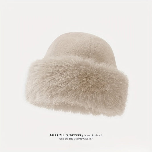 Pink Faux Fur Hat – Stylish Warmth for Cold Weather