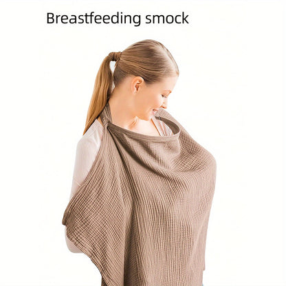 Breathable Cotton Nursing Blanket – Soft Comfort Cover for Mothers