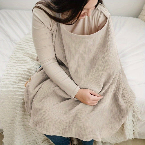 Breathable Cotton Nursing Blanket – Soft Comfort Cover for Mothers
