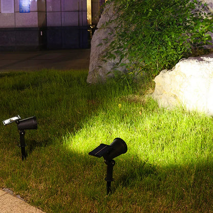 Adjustable LED Landscape Light – 9-Color Solar Garden Spotlight