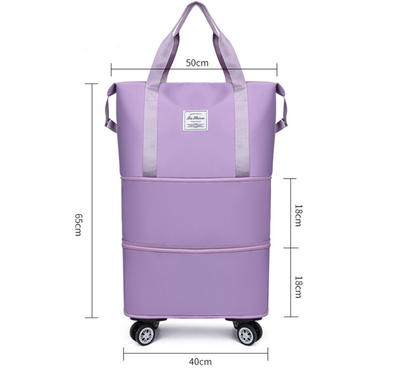 Smart Travel Organizer Bag with Expandable Storage System