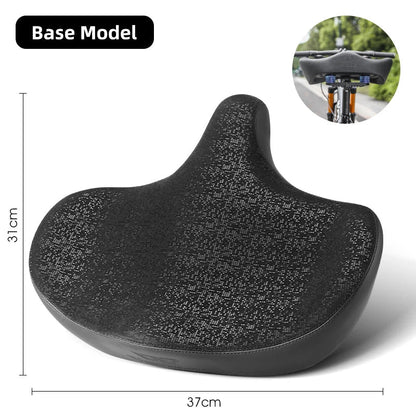 Ergonomic Wide Bicycle Seat – Shock-Absorbing Comfort for Urban and Trail Riding