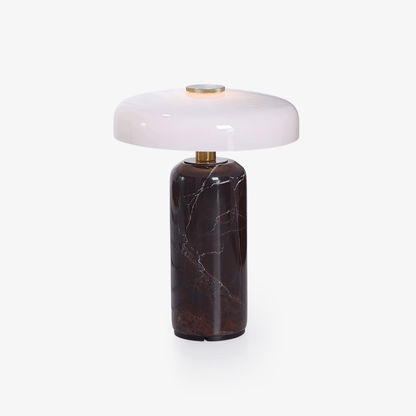 LED Touch-Control Table Lamps with Contemporary Marble Base