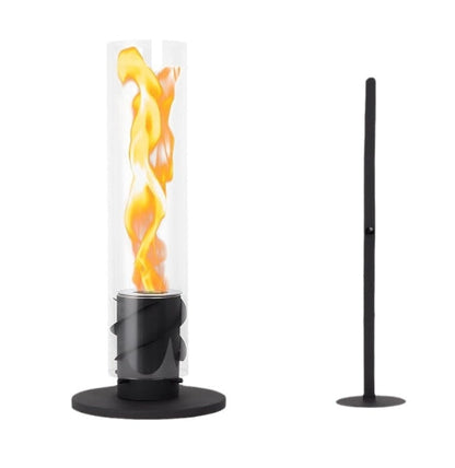 Modern Tabletop Fireplace with Adjustable Flames for a Cozy Ambience