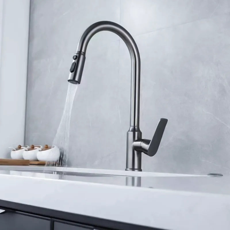 360° Swivel Kitchen Faucet – Sturdy Mixer Tap for Culinary Use