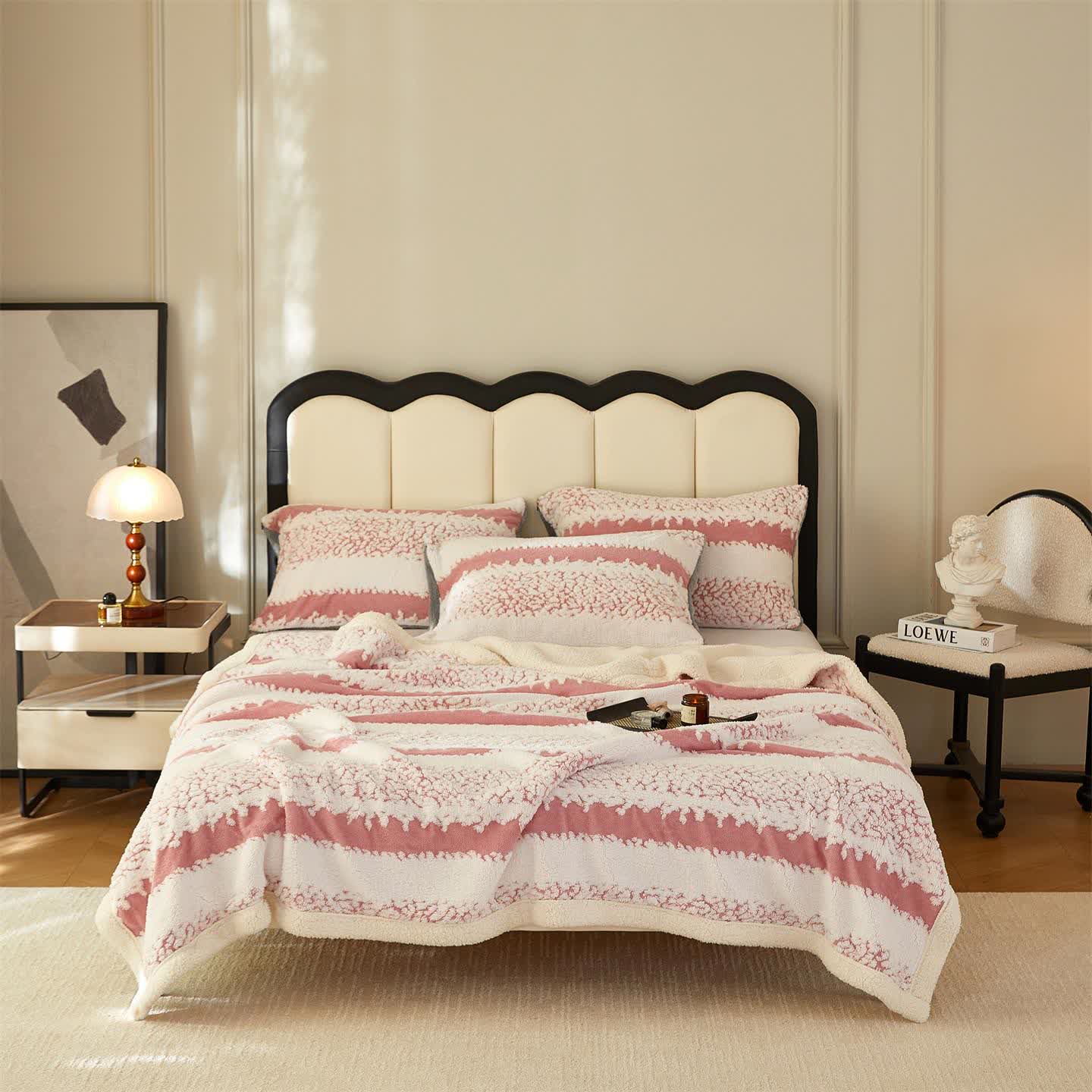 Striped Throw Blanket for Contemporary and Comfortable Living