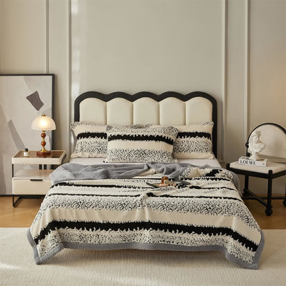 Striped Throw Blanket for Contemporary and Comfortable Living