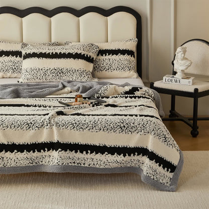 Striped Throw Blanket for Contemporary and Comfortable Living