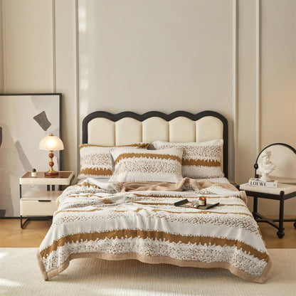 Striped Throw Blanket for Contemporary and Comfortable Living