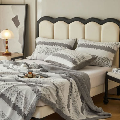 Striped Throw Blanket for Contemporary and Comfortable Living