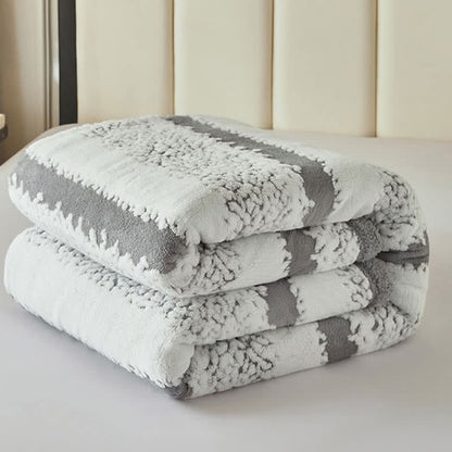 Striped Throw Blanket for Contemporary and Comfortable Living