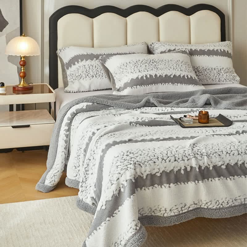 Striped Throw Blanket for Contemporary and Comfortable Living