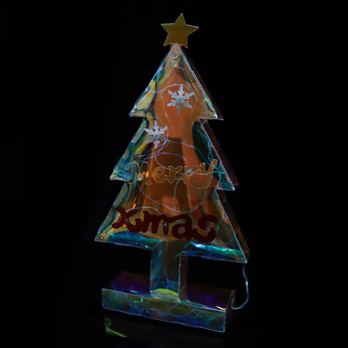 3D Holiday Tree Lights for Festive Christmas Atmosphere