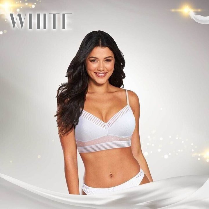 Wireless Lace Bra with Low Back Lift Design
