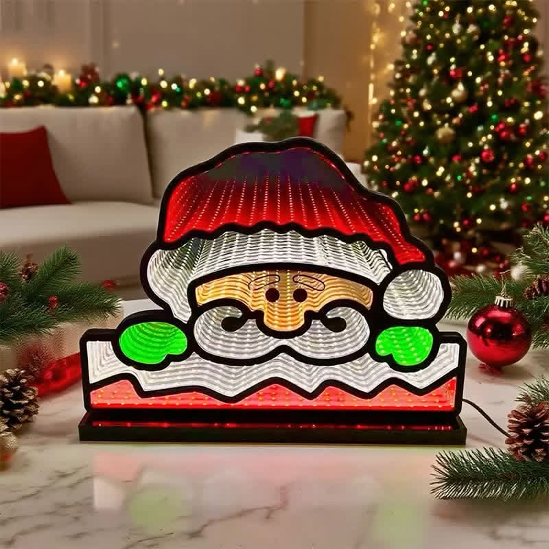 3D Christmas Character Night Lamp for Holiday Decor