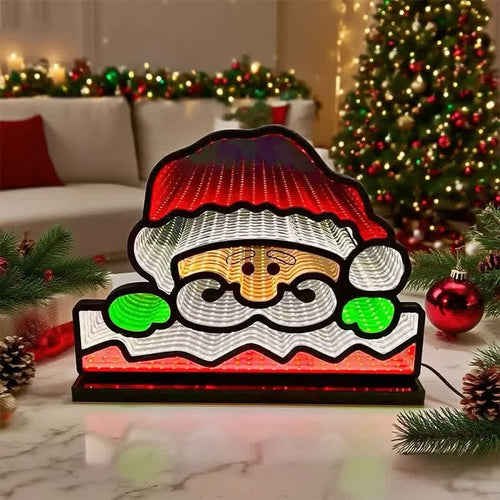 3D Christmas Character Night Lamp for Holiday Decor