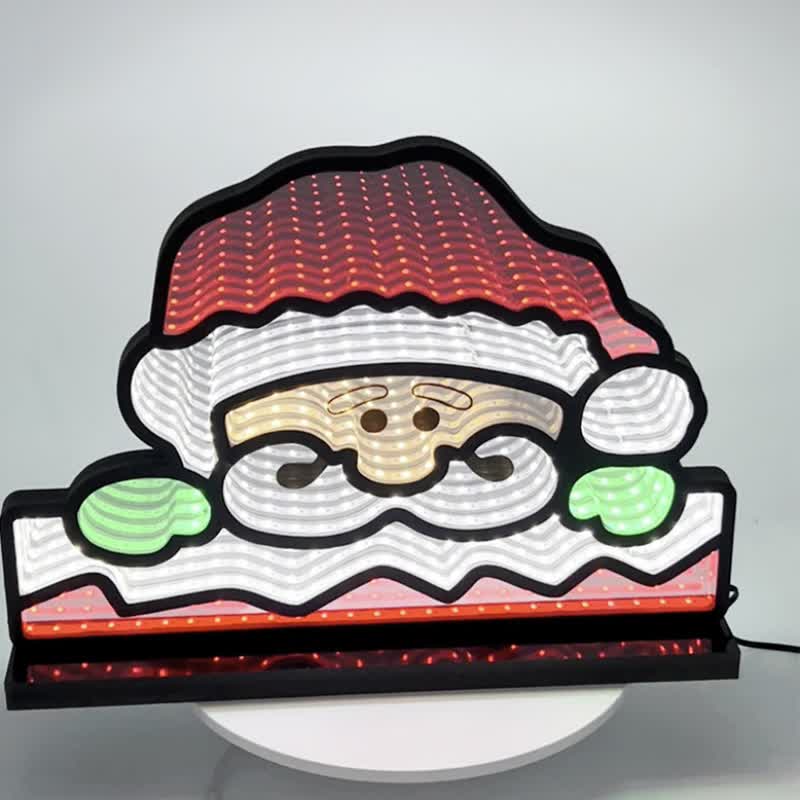 3D Christmas Character Night Lamp for Holiday Decor