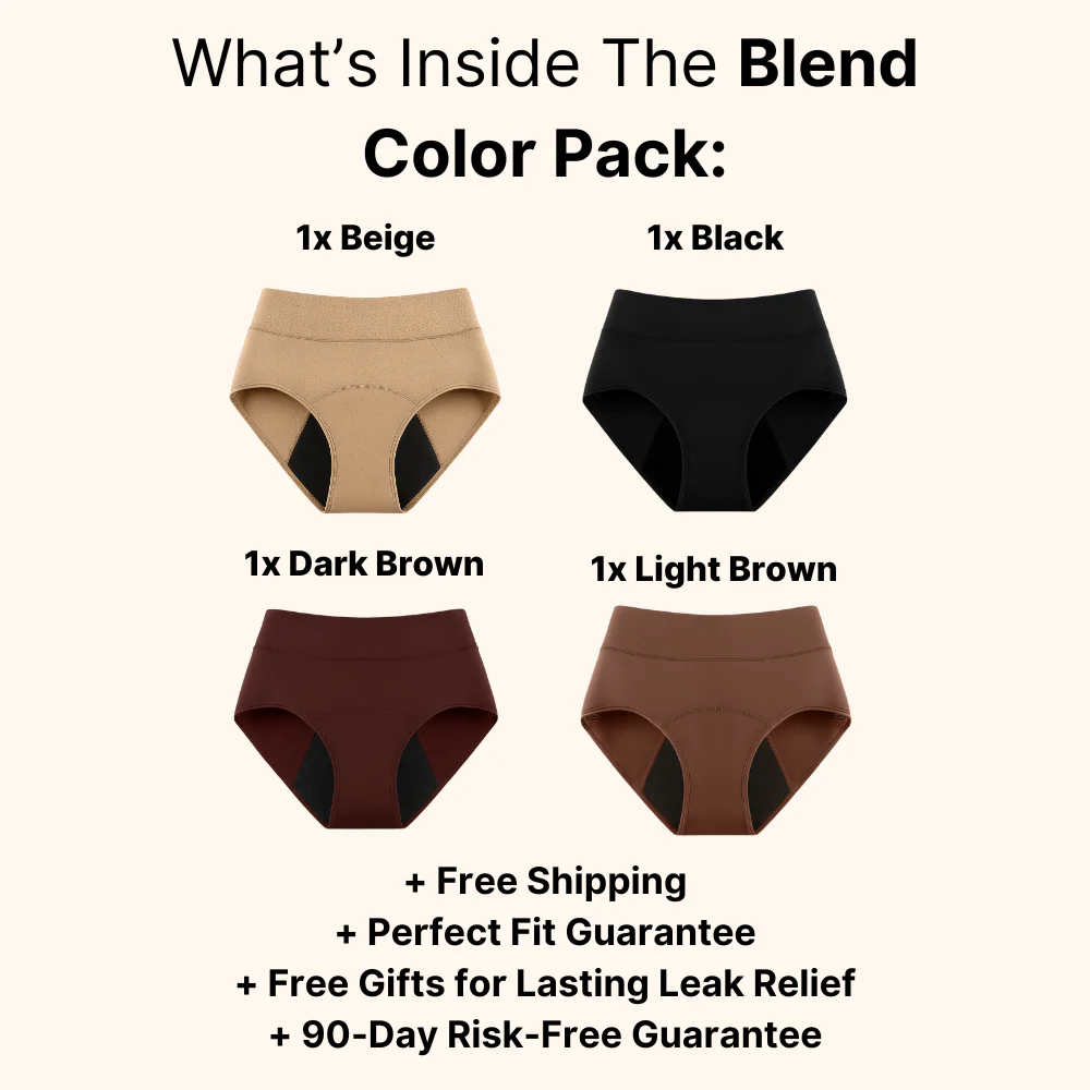 Leak-Proof Underwear 4-Pack for Maximum Comfort