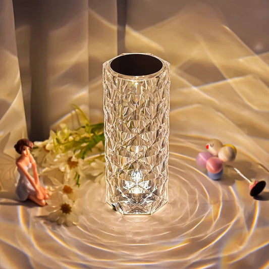 Decorative Table Lamp for Bedroom - Rose Design Nightlight Gift