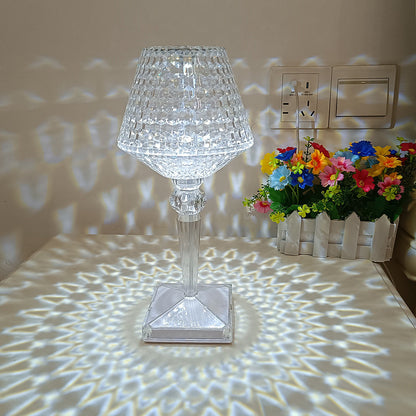 Decorative Table Lamp for Bedroom - Rose Design Nightlight Gift
