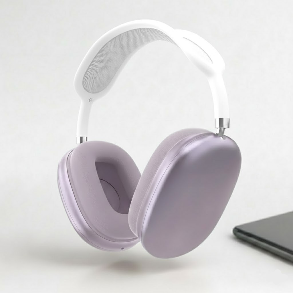 Bluetooth Noise Cancelling Over-Ear Headphones with Built-in Microphone