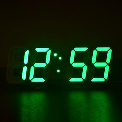 Sleek 3D LED Wall and Desk Clock for Modern Living Spaces
