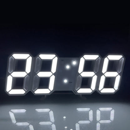 Sleek 3D LED Wall and Desk Clock for Modern Living Spaces
