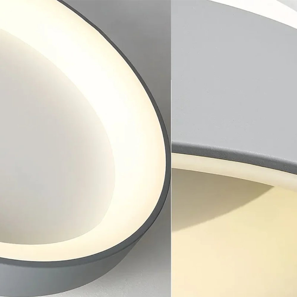 Low-Profile Round Ceiling Fixture for Contemporary Home Lighting