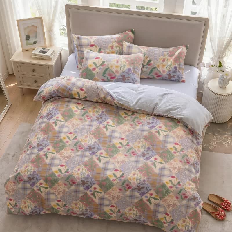 Floral Garden Bedding Set for Elegant Home Decor