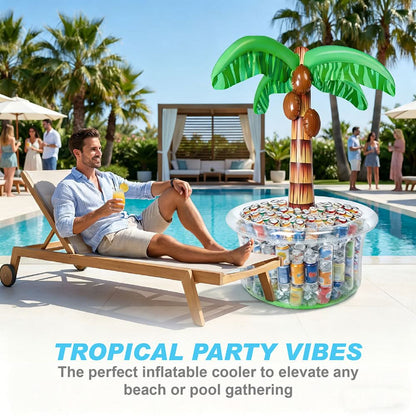 Inflatable Ice Bucket Cooler in Coconut Tree Design