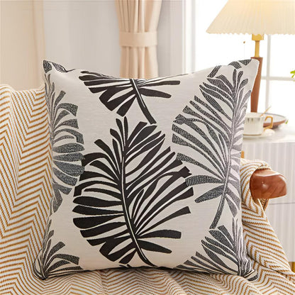 Luxe Leaf Design Cushion Cover for Stylish Interiors
