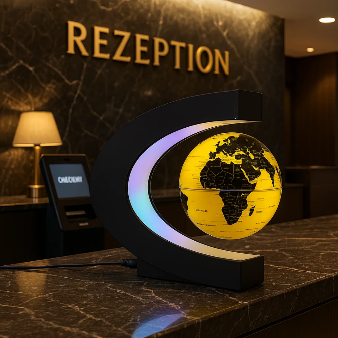 LED World Globe with Magnetic Suspension – Floating Globe Lamp