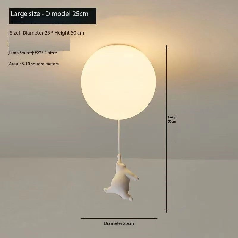 Balloon-Shaped Lamp for Bedroom Lighting