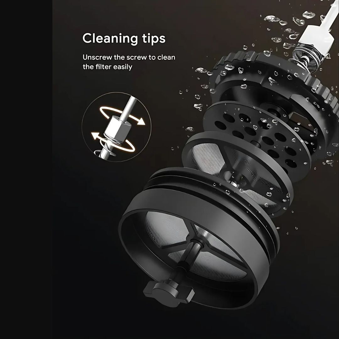 Travel Coffee Brewer with French Press Design