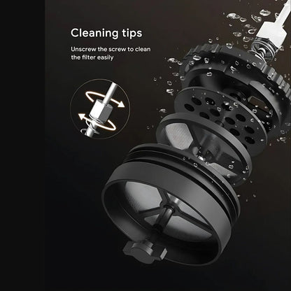 Travel Coffee Brewer with French Press Design