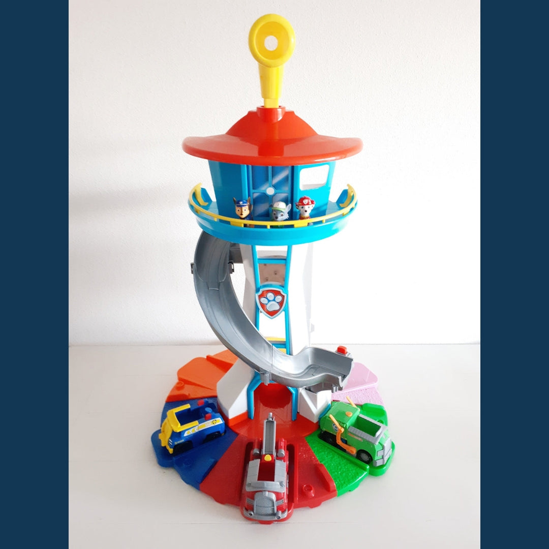 9-Piece Car Toy Set with Figures for Kids - Paw Patrol Theme