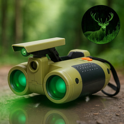 Children's Binoculars with Red Light for Night Vision
