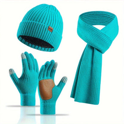 Cozy Knitted Winter Set - 3 Pieces for Warmth