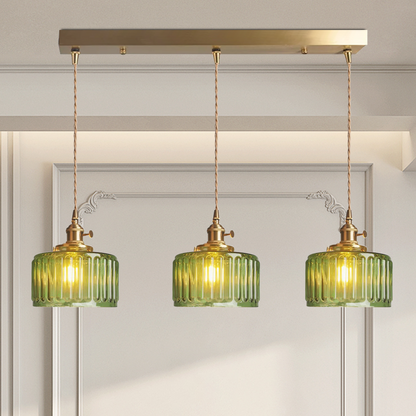 Celeste Vintage Pendant Light with Crystal Accents