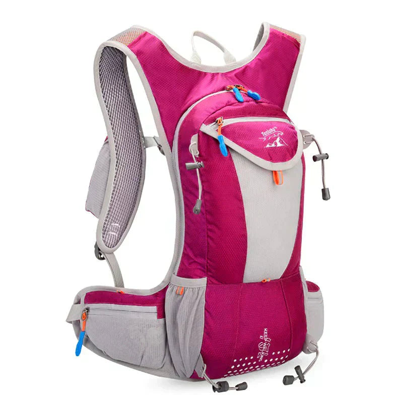 Lightweight Waterproof Backpack with Integrated Water Bladder