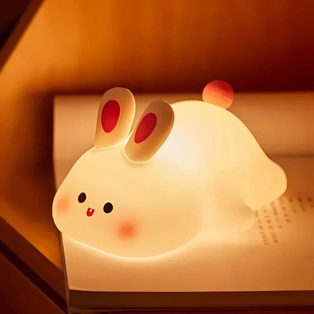 Charming LED Night Light with Adjustable Brightness & Timer