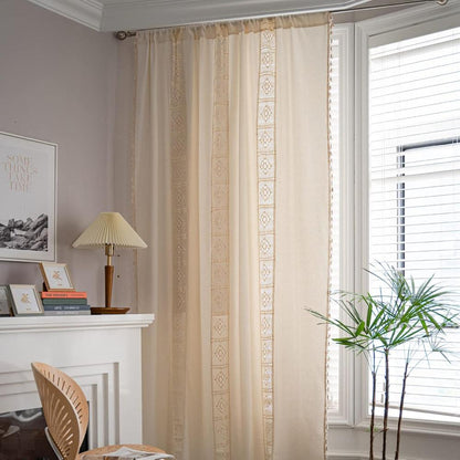 Chic Bohemian Style Linen Curtains for Cozy Spaces