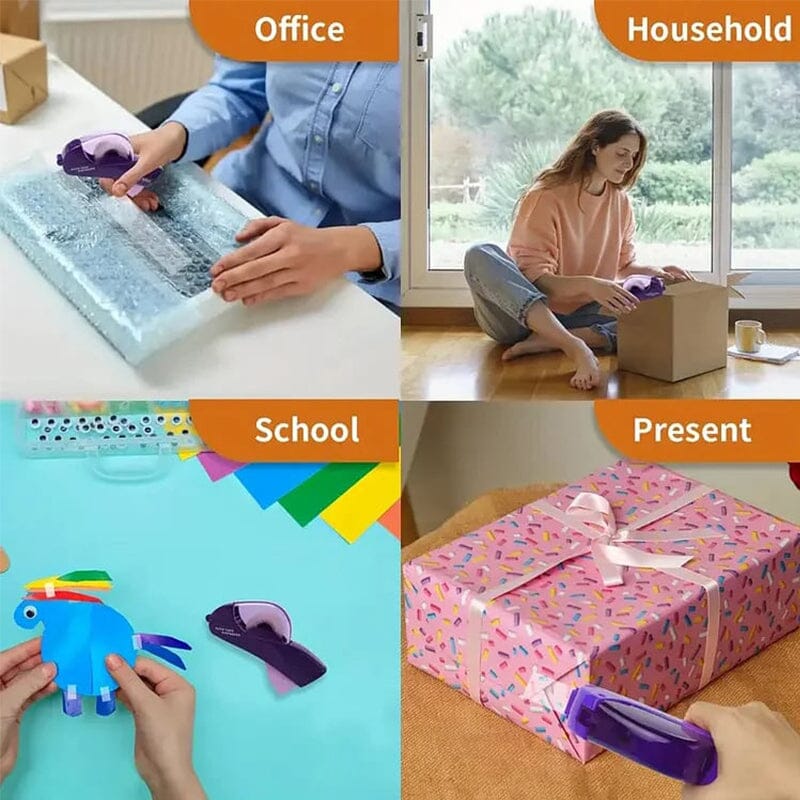 Handheld Tape Cutter with Automatic Dispenser – All-in-One Tool