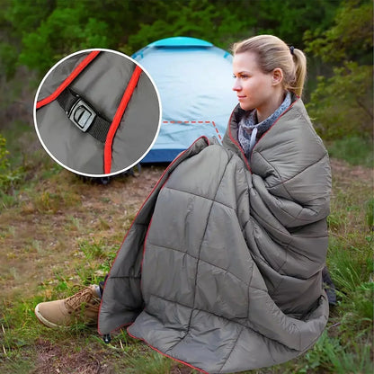 Thermal Blanket and Sleep Pad for Camping in Cold Weather